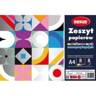Beniamin Zeszyt papierów kolor samoprzylep. A4/8K (10szt) - Szkolne artykuły papiernicze - miniaturka - grafika 1