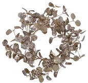 Ozdoby bożonarodzeniowe - Wieniec szampański z eukaliptusem i owocami, 40 cm - miniaturka - grafika 1