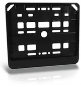 Akcesoria motoryzacyjne - UTAL Ramka do mocowania tablic rejestracyjnych - skuter, motorower czarna AMI-01169 - miniaturka - grafika 1