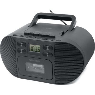 MUSE M-188 RDC Czarny, Odtw. CD, CD-R, CD-RW, Tuner FM, Bluetooth, Zasilanie Bateryjno-sieciowe