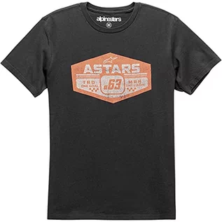 Koszulki męskie - Alpinestars Męski T-shirt Gripper czarny XL - grafika 1