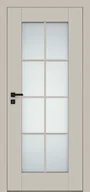 Drzwi wewnętrzne - Dre Drzwi Wewnętrzne Z Szybą Estra 13 Okleina Kaszmir Mat - miniaturka - grafika 1