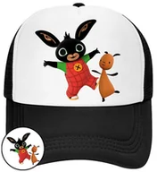 Czapki i chusty sportowe męskie - CZAPKA Z DASZKIEM BING DLA DZIECI LATO SIATKA CZARNA BEJSBOLÓWKA - miniaturka - grafika 1