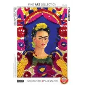 Puzzle - Eurographics Puzzle 1000 elementów. Portret Fridy Kahlo z ptakami, Frida Kahlo - miniaturka - grafika 1