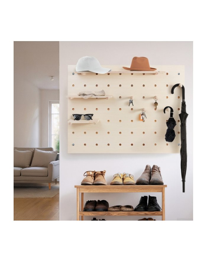 maclean Drewniana tablica organizer MC-131 WD