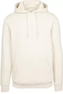 Bluzy męskie - Build Your Brand Męska bluza z kapturem Heavy Hoody dla mężczyzn, jednokolorowa z kieszenią typu kangurka i ściągaczami, rozmiar XS do 5XL, dostępna w wielu kolorach, Sand, M - miniaturka - grafika 1