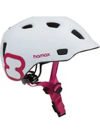 Kaski rowerowe - Hamax Kask rowerowy "Thundercap" w kolorze biało-fioletowym - miniaturka - grafika 1