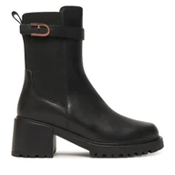 Botki damskie - Sztyblety Furla YK17UBC BX4237 AL O6000 1007 Czarny - miniaturka - grafika 1