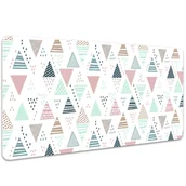 Podkładki na biurko - Duża podkładka na biurko Rysowane trójkąty 100x50cm, Dywanomat - miniaturka - grafika 1