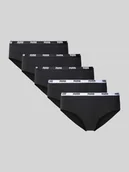 Majtki damskie - Majtki typu hipster z elastycznym pasem z logo w zestawie 6 szt. - miniaturka - grafika 1