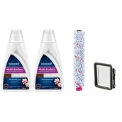 Akcesoria do odkurzaczy - Bissell Cleaning Pack MultiSurface (2xDetergents+Brushroll+Filter) - miniaturka - grafika 1