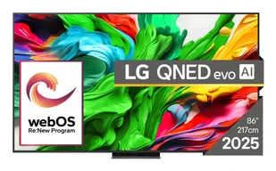 Telewizor LG QNED 86QNED86A3A (86") 4K Ultra HD Smart TV Wi-Fi Czarny - Telewizory - miniaturka - grafika 1