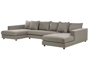 Sofa 5-osobowa beżowoszara LILVIKEN - Sofy i kanapy - miniaturka - grafika 4