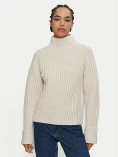 Calvin Klein Golf K20K207439 Beżowy Regular Fit - Swetry damskie - miniaturka - grafika 1