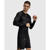 Kimona, stroje i obuwie - Venum Rashguard Długi Rękaw G-Fit Air Deep Black/Desert Sand - miniaturka - grafika 1