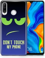 Etui i futerały do telefonów - Etui na telefon komórkowy z serii Apple Google Pixel Protective Case Cover Bumper Case Ultra Thin, Model: Google Pixel 5, Wybierz wzór: Dont Touch My Phone Green Blue - miniaturka - grafika 1
