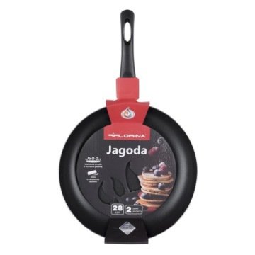 Patelnia tradycyjna aluminiowa nieprzywierająca Jagoda 28 cm