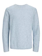Swetry męskie - Jack & Jones Sweter w kolorze błękitnym - miniaturka - grafika 1