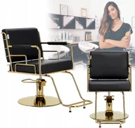 Fotele fryzjerskie - Fotel fryzjerski barberski hydrauliczny do salonu fryzjerskiego Zion - miniaturka - grafika 1