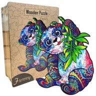 Puzzle - Drewniane Puzzle Edukacyjne A3 Kolorowa Koala Dzieci i Dorośli 240el DUŻE - miniaturka - grafika 1