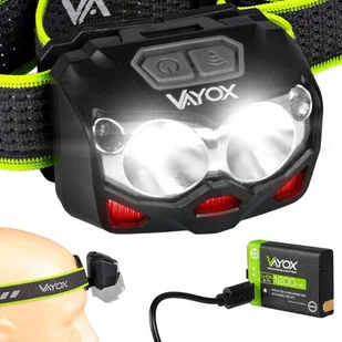 Latarka Czołowa Led Akumulatorowa Czołówka Wodoodporna Usbc 500lm Pro Vayox - Latarki Latarka Czołowa Led Akumulatorowa Czołówka Wodoodporna Usbc 500lm Pro Vayox - Latarki - miniaturka - grafika 1