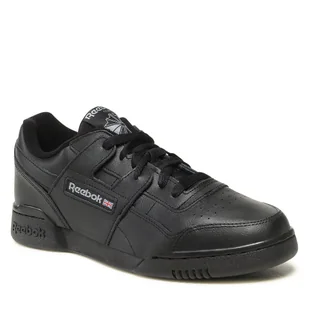 "Reebok Workout Plus Męskie Czarne (HP5910)" - Sneakersy męskie - miniaturka - grafika 1