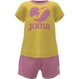 Komplet tenisowy dziecięcy koszulka, spodenki JOMA Love J Set - Dresy i komplety dla dziewczynek - miniaturka - grafika 1