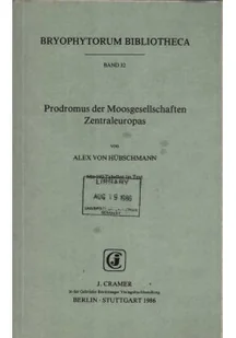 Prodromus der moosgesellschaften zentraleuropas - Książki o kulturze i sztuce - miniaturka - grafika 1