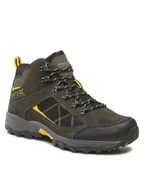 Buty trekkingowe męskie - Regatta Trekkingi Clydebank RMF485 Khaki - miniaturka - grafika 1
