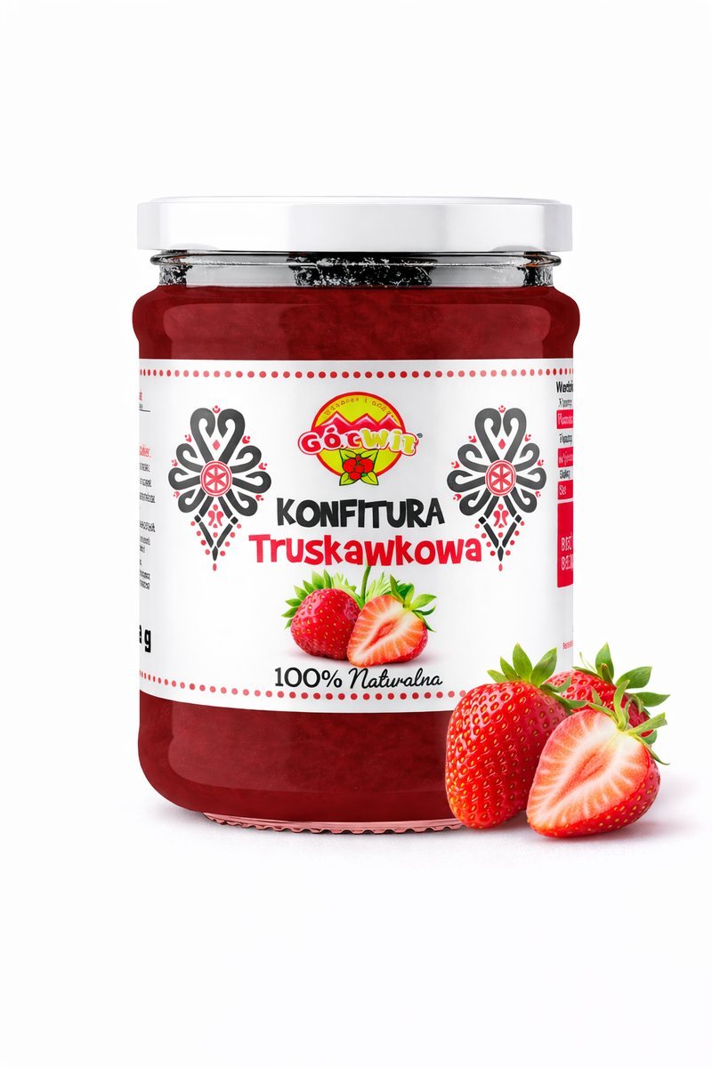 KONFITURA Z TRUSKAWKI 210g