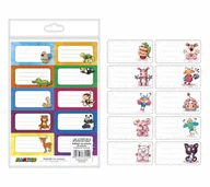 Pasmanteria - Naklejki na zeszyt kolorowe Flamingo 24 arkusze - miniaturka - grafika 1