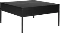 Ławy i stoliki kawowe - Stolik kawowy KRON 90x90 czarny dąb MELIMEBLE - miniaturka - grafika 1