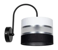 Lampy ścienne - Kinkiet CORAL 1xE27/60W/230V czarny/biały - miniaturka - grafika 1