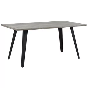 BLmeble Stół do jadalni 160 x 90 cm szare drewno WITNEY 4251682256346 - Stoły - miniaturka - grafika 1