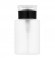 Zestawy do manicure i pedicure - Dozownik Z Pompką Na Płyny 150ml Buteleczka Czarna - miniaturka - grafika 1