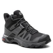 Buty trekkingowe damskie - Trekkingi SALOMON - X Ultra 4 Mid Gtx GORE-TEX 413834 26 M0 Black/Magnet/Pearl Blue - miniaturka - grafika 1