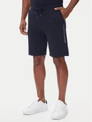 Spodenki męskie - Tommy Hilfiger Szorty sportowe UM0UM03452 Granatowy Regular Fit - miniaturka - grafika 1