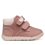 Buty dla dziewczynek - Sneakersy Geox B Macchia B164PC 03222 C8F8W Różowy - miniaturka - grafika 1