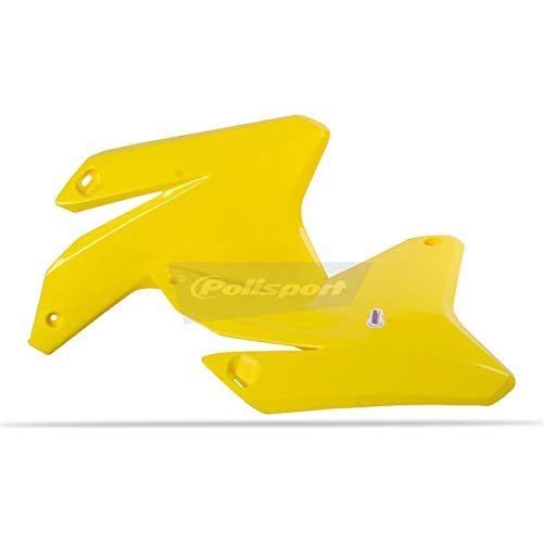 POLISPORT 8411400001 - Pokrowce na grzejniki mocne i trwałe kompatybilne z motocyklami SUZUKI w kolorze żółtym