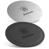 Pozostałe akcesoria do telefonów - Baseus Samoprzylepne metalowe nakładki magnetyczne - miniaturka - grafika 1