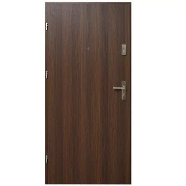 Drzwi wejściowe wewnątrzlokalowe Dioryt 90 cm lewe orzech premium