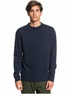 Bluzy męskie - Quiksilver Męska bluza Essentials granatowy blezer S EQYFT04082-byj0 - miniaturka - grafika 1