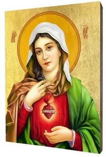 Ikona Serce Maryi - Ikony i obrazy sakralne - miniaturka - grafika 1