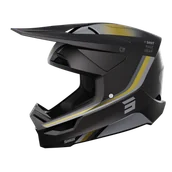 Kaski motocyklowe - Kask Cross Shot Furious Aim ZłotyM - miniaturka - grafika 1