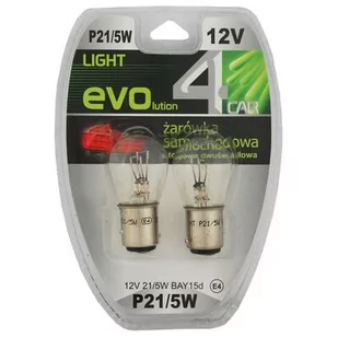 Zestaw żarówek samochodowych P21/5W 12V 21/5W BAY15d 4CAR - Żarówki samochodowe - miniaturka - grafika 1