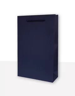 Torebka jednobarwna T4e granatowa - Opakowania i torebki na prezenty - miniaturka - grafika 1