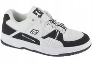 Trampki męskie - DC Shoes Construct ADYS100822-BKW białe 45 - miniaturka - grafika 1