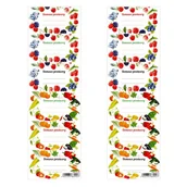 Pasmanteria - Naklejki Na Przetwory Owoce/Warzywa Starpak 501228 - miniaturka - grafika 1