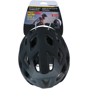 Dunlop Czarny Kask rowerowy L (58-61cm) - Kaski rowerowe - miniaturka - grafika 8