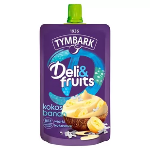 Tymbark Deli&Fruits Mus owocowy kokos banan 170 g - Soki i napoje niegazowane - miniaturka - grafika 1